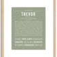 Trevor | Name Art Print