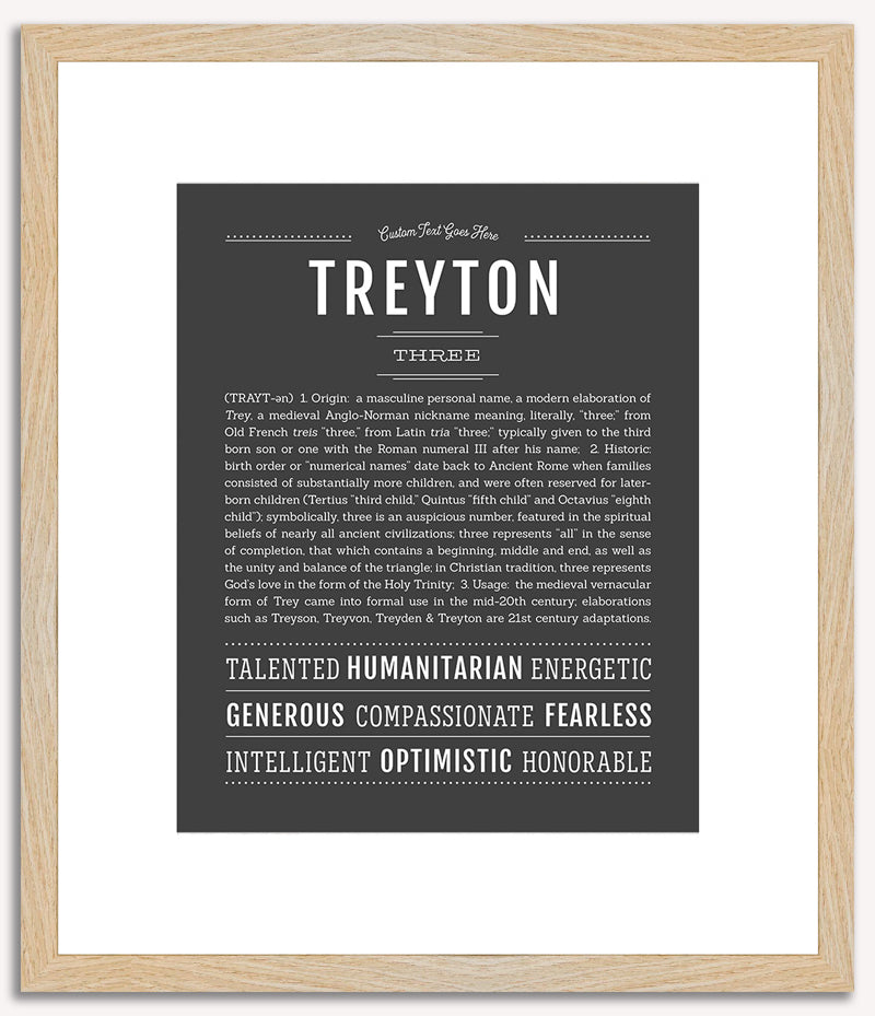 Treyton | Name Art Print