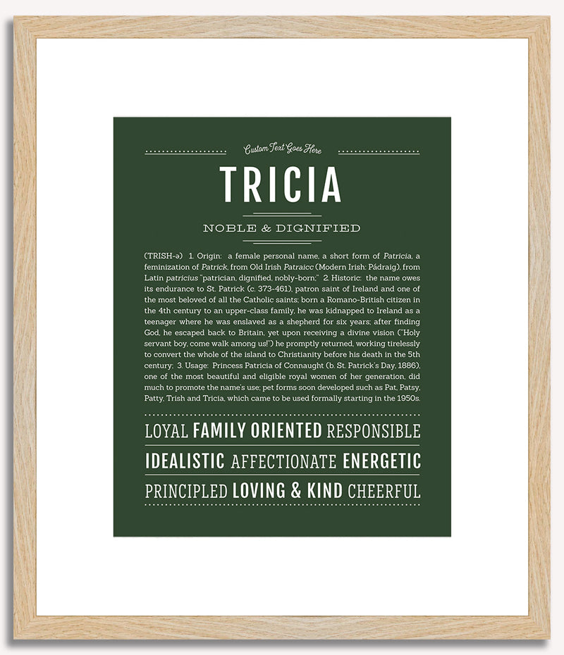 Tricia | Name Art Print