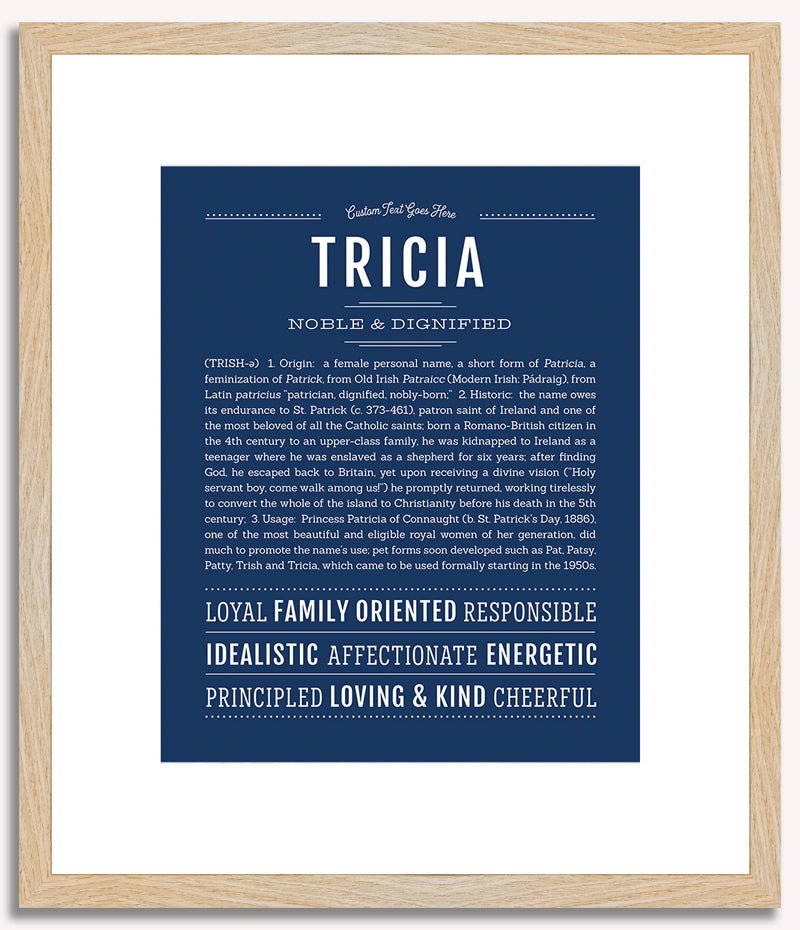 Tricia | Name Art Print