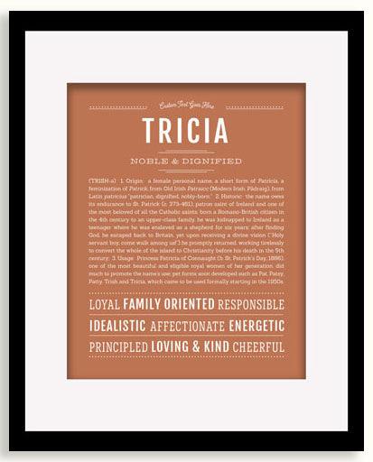 Frame Options | Terra Cotta | Black Frame, Matted