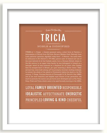 Frame Options | Terra Cotta | White Frame, Matted