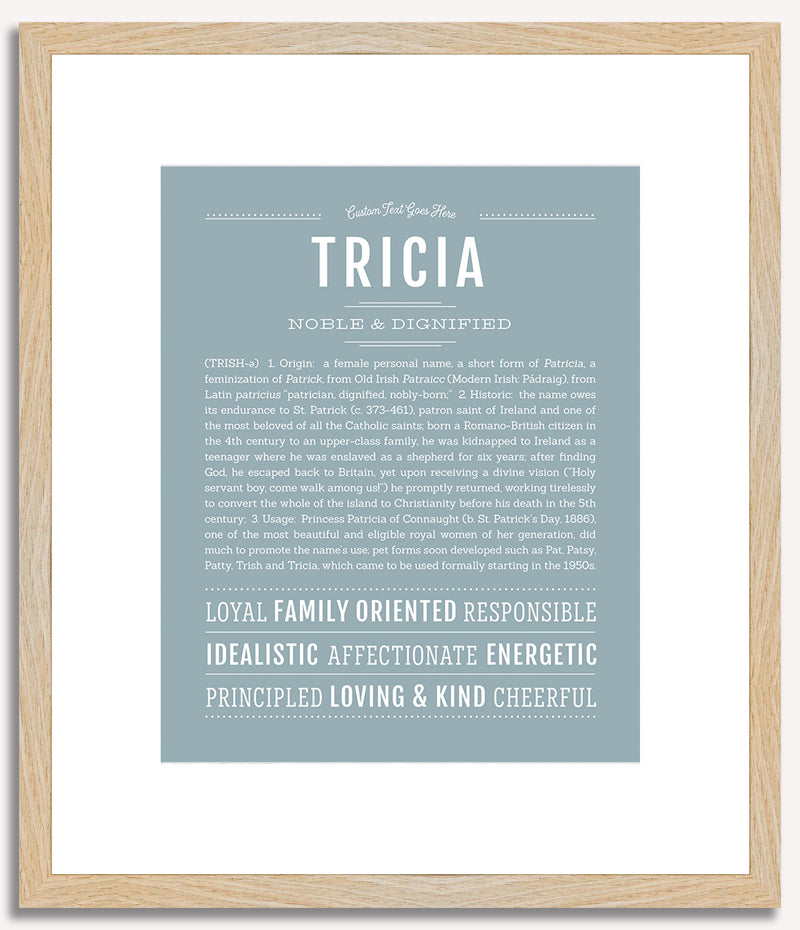 Tricia | Name Art Print