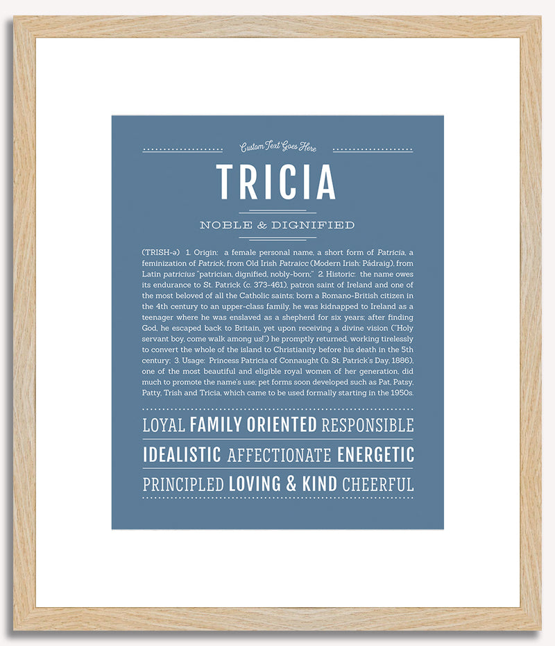 Tricia | Name Art Print