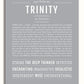 Trinity Personalized Name Meaning Art Prints – Name Stories