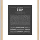 Trip | Name Art Print