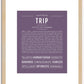 Trip | Name Art Print