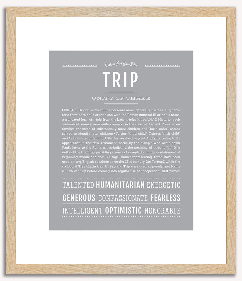 Trip | Name Art Print