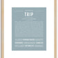 Trip | Name Art Print