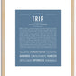 Trip | Name Art Print