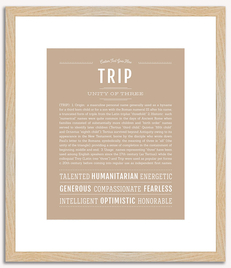 Trip | Name Art Print