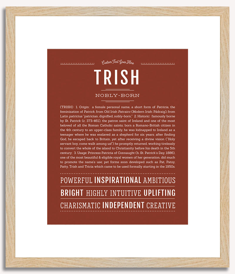 Trish | Name Art Print