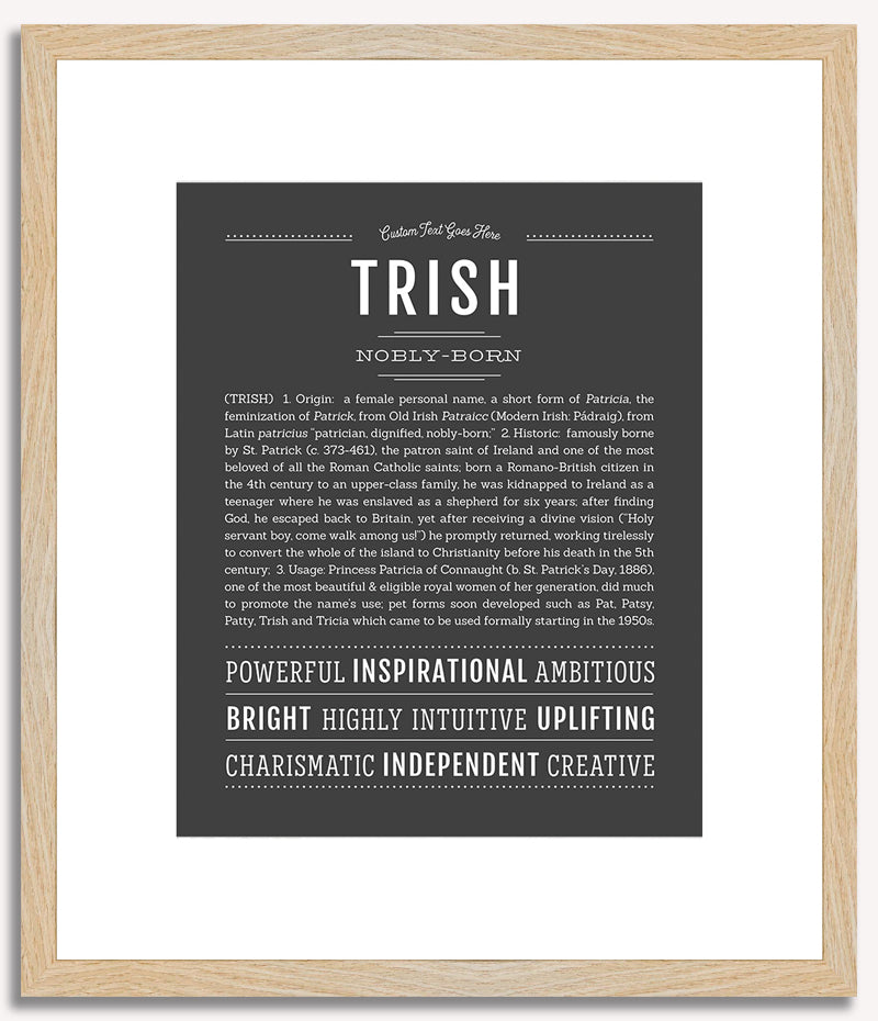 Trish | Name Art Print