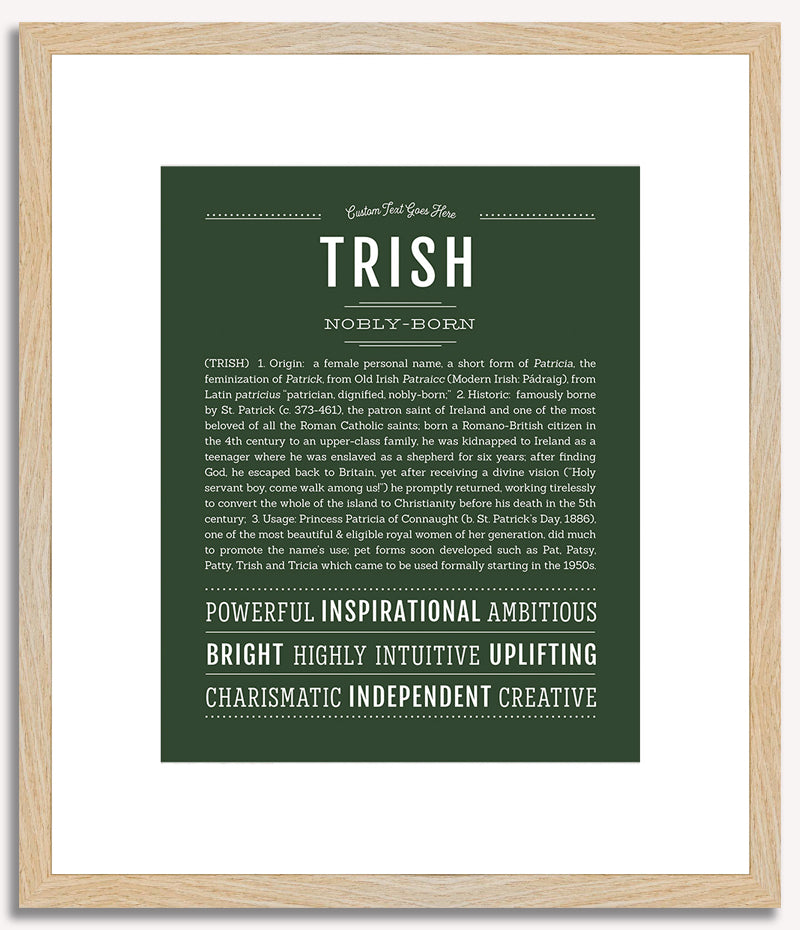 Trish | Name Art Print