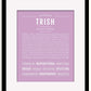 Frame Options | Lilac | Black Frame, Matted