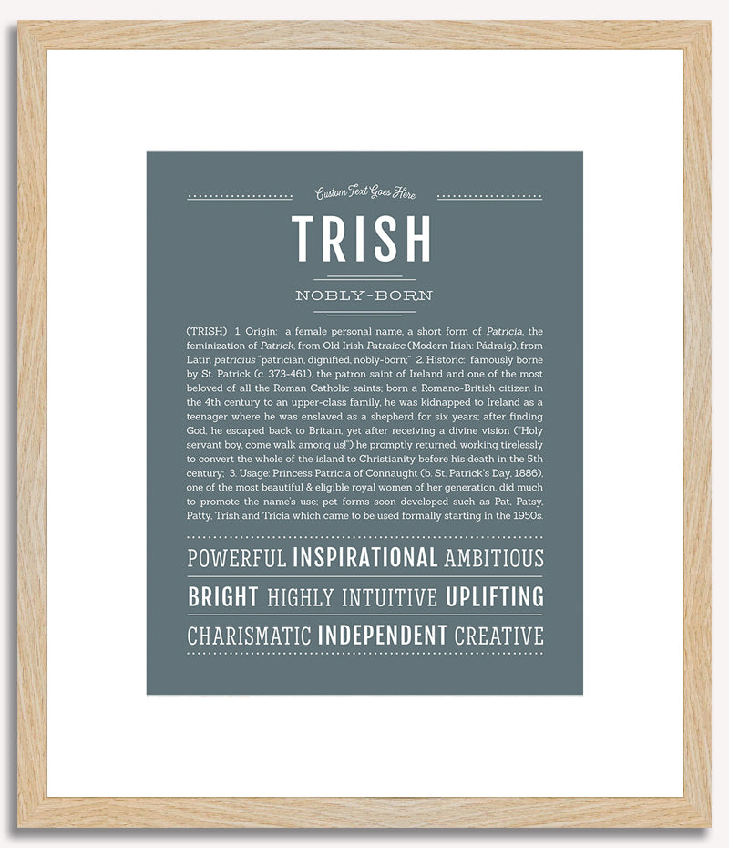 Trish | Name Art Print