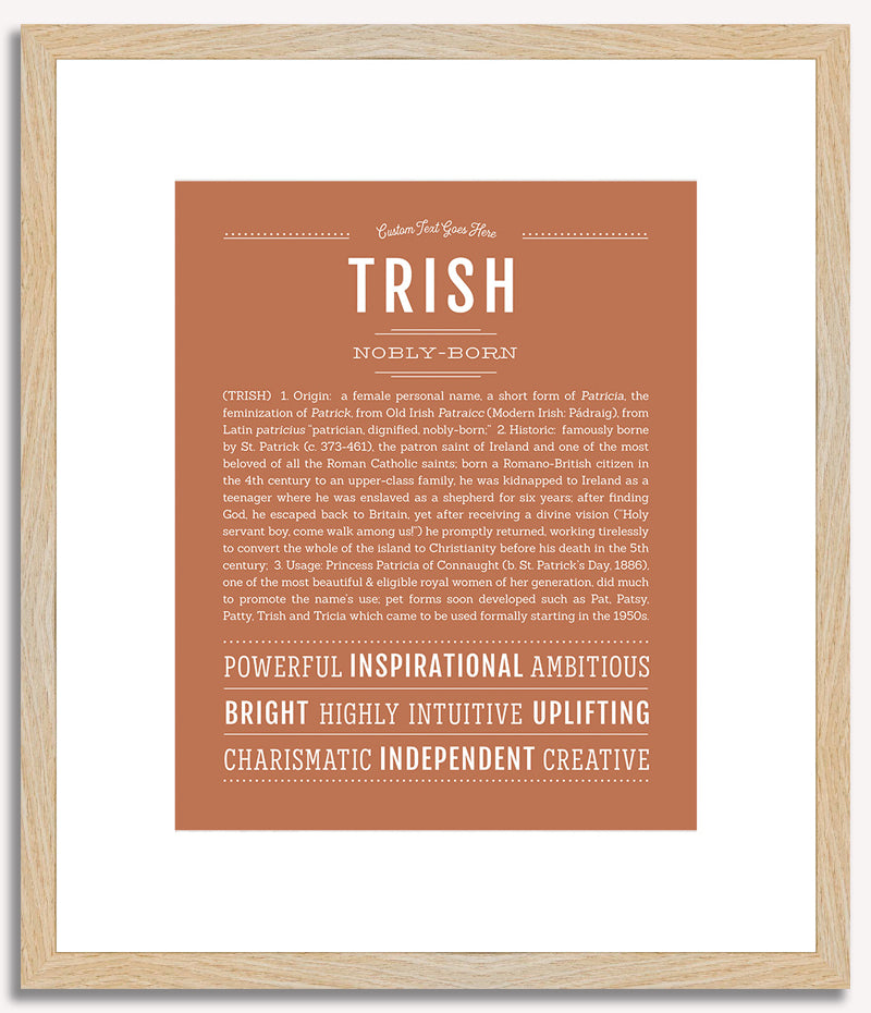 Trish | Name Art Print