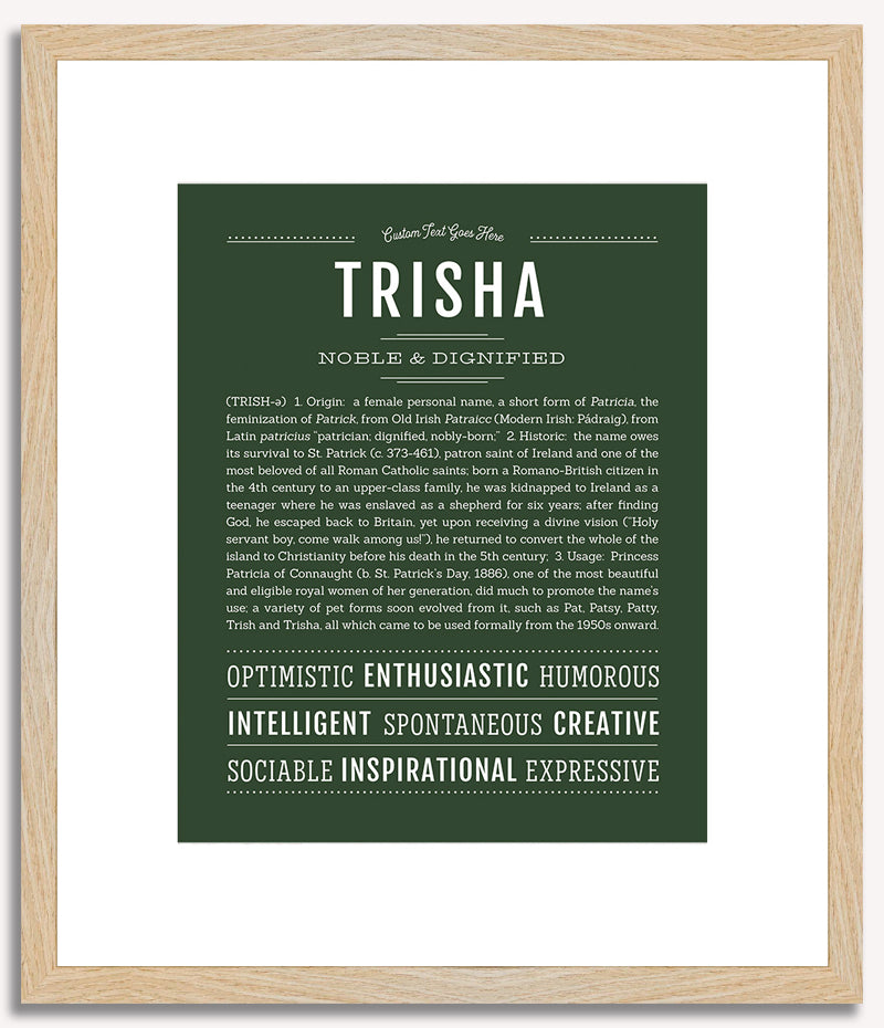 Trisha | Name Art Print