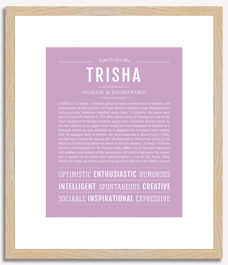 Trisha | Name Art Print