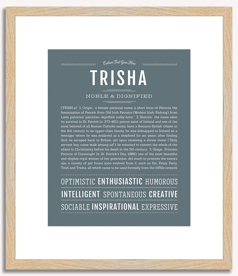 Trisha | Name Art Print