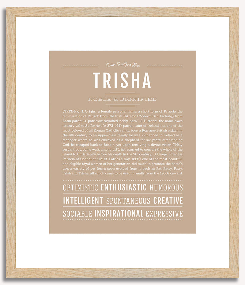 Trisha | Name Art Print