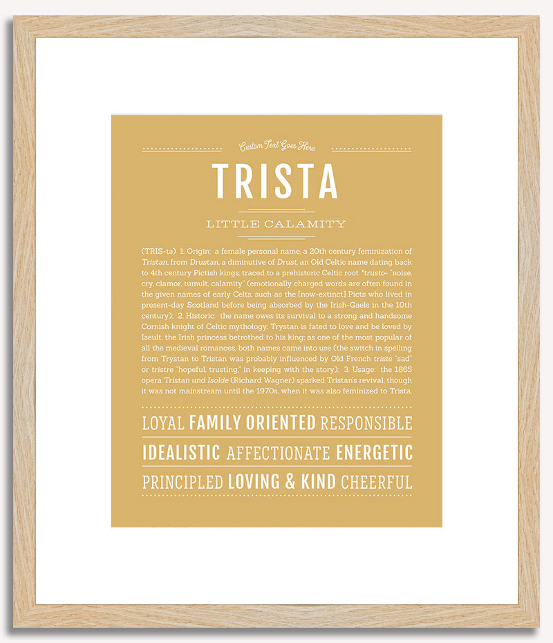 Trista | Name Art Print