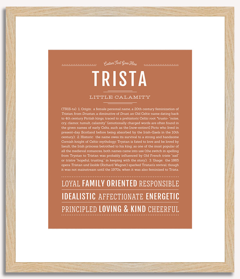 Trista | Name Art Print