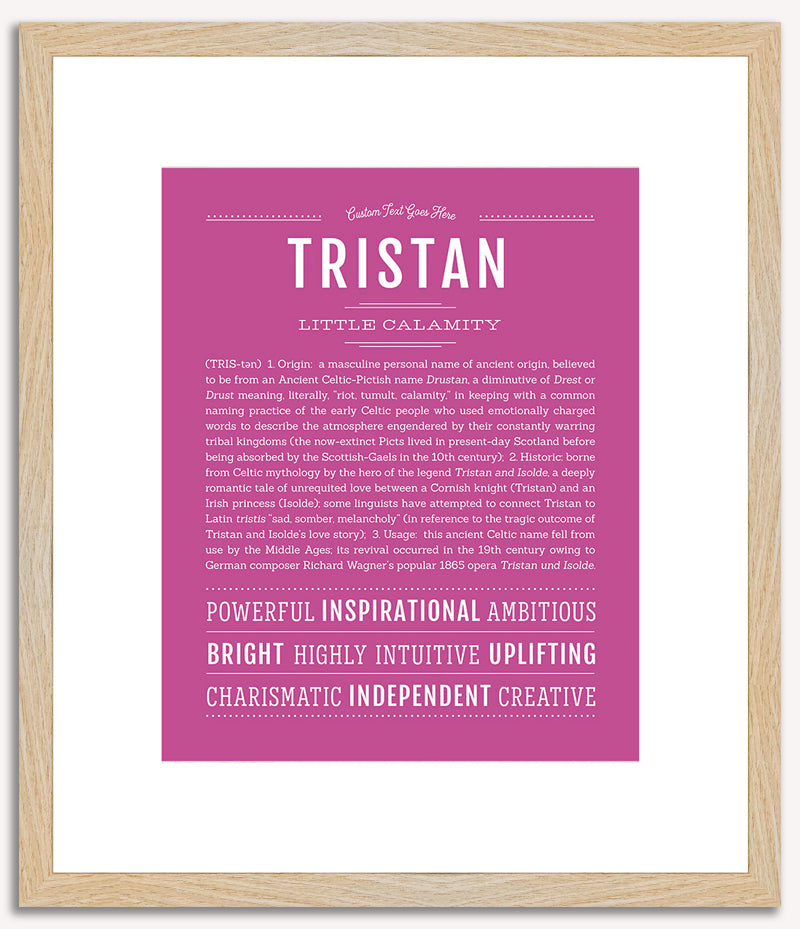 Tristan | Name Art Print