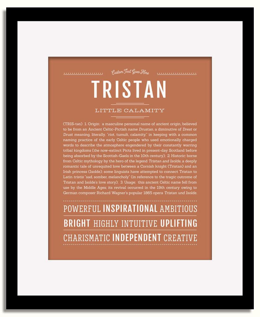 Frame Options | Terra Cotta | Black Frame, Matted