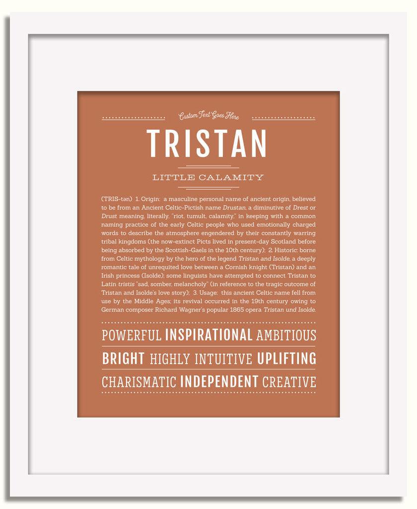 Frame Options | Terra Cotta | White Frame, Matted