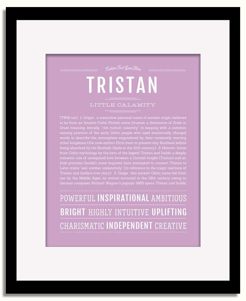 Frame Options | Lilac | Black Frame, Matted