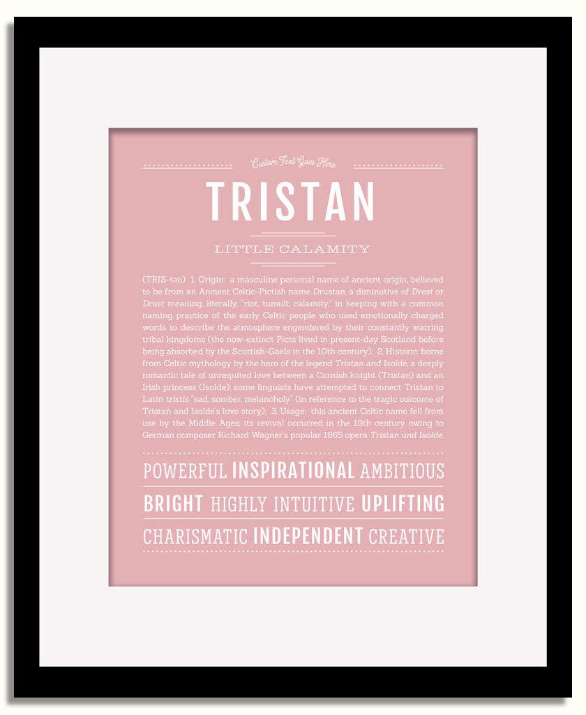 Frame Options | Dusty Rose | Black Frame, Matted