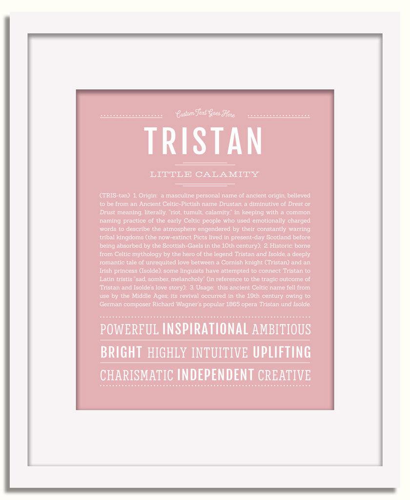 Frame Options | Dusty Rose | White Frame, Matted