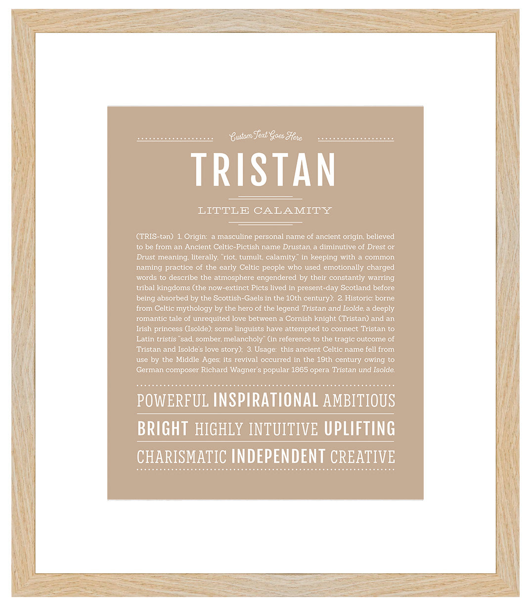 Tristan | Name Art Print