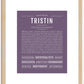 Tristin | Name Art Print