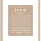 Tristin | Name Art Print