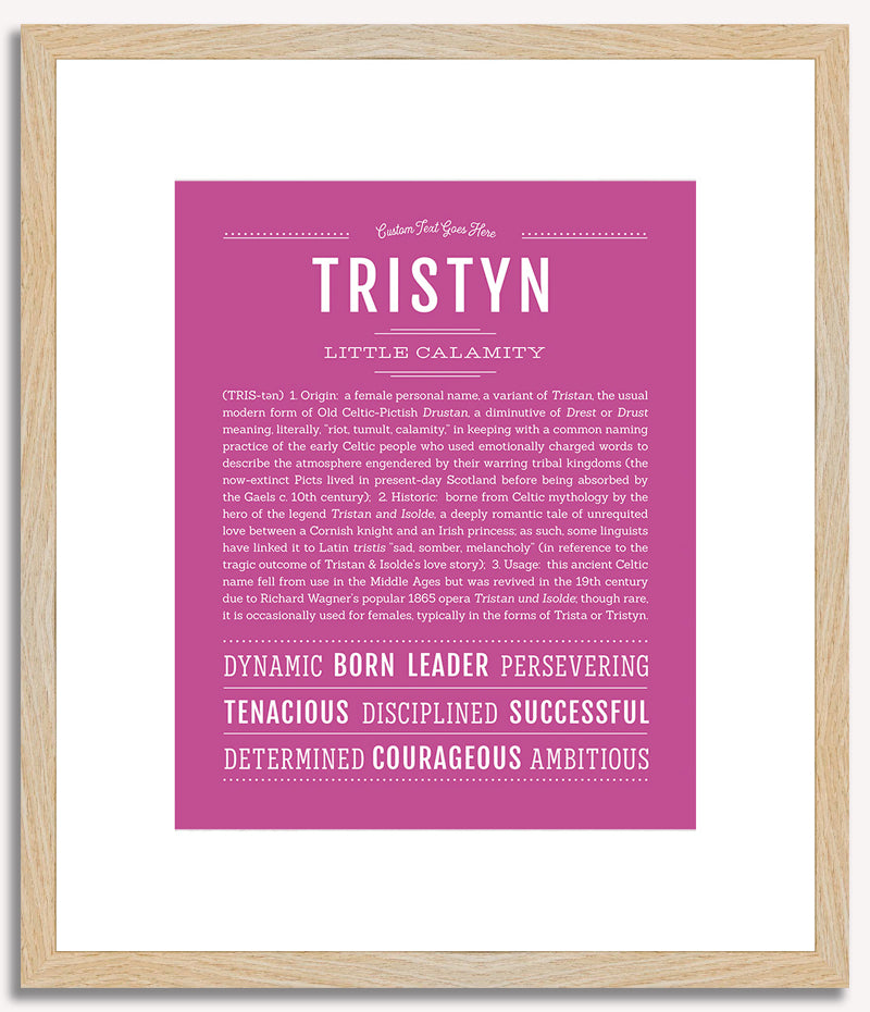 Tristyn (female) | Name Art Print