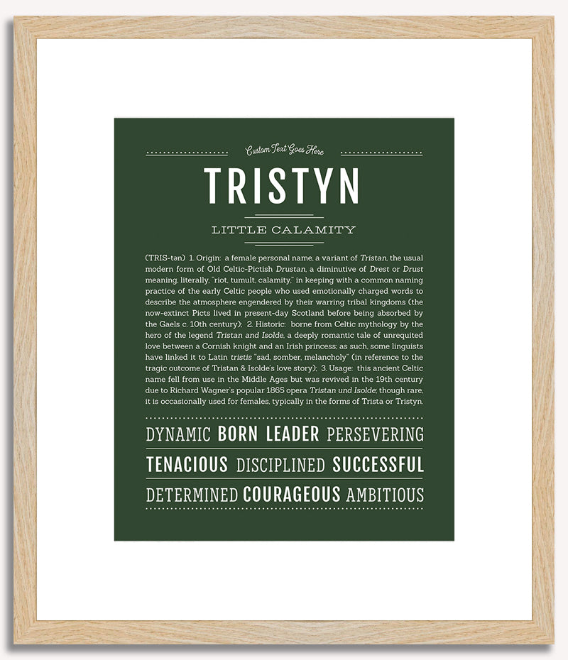 Tristyn (female) | Name Art Print