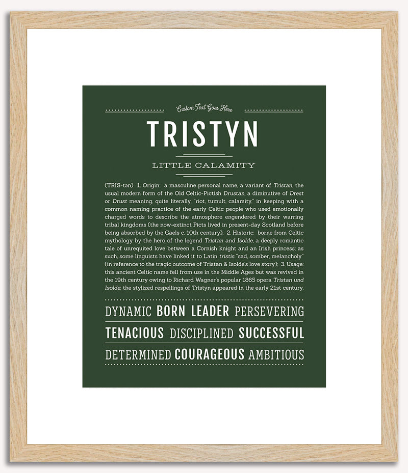 Tristyn (male) | Name Art Print