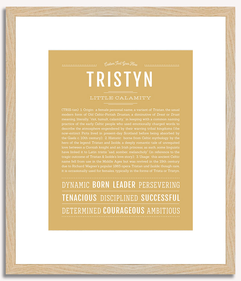 Tristyn (female) | Name Art Print