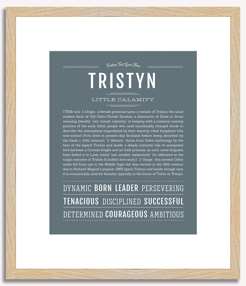 Tristyn (female) | Name Art Print