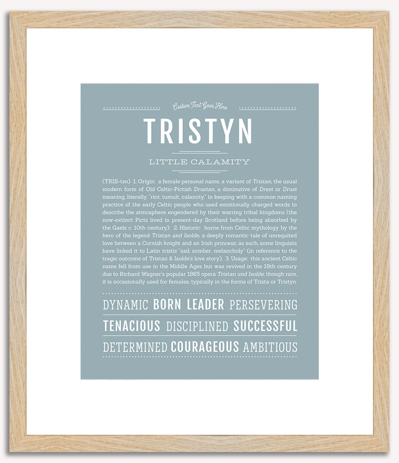 Tristyn (female) | Name Art Print