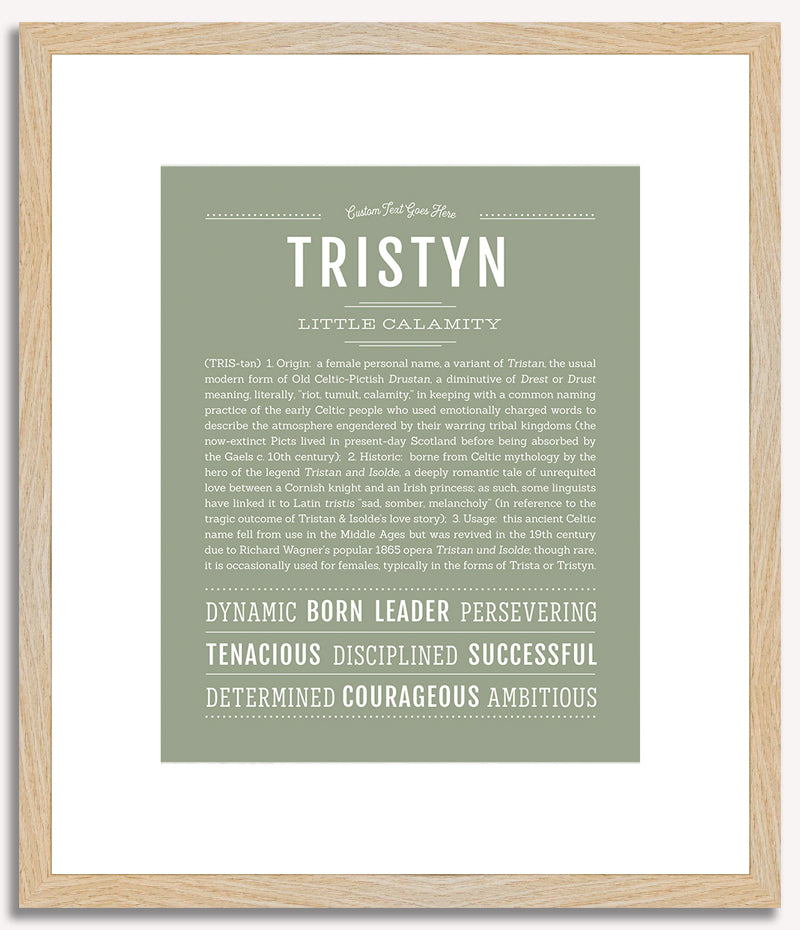 Tristyn (female) | Name Art Print