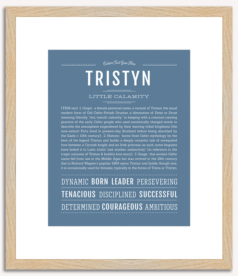 Tristyn (female) | Name Art Print