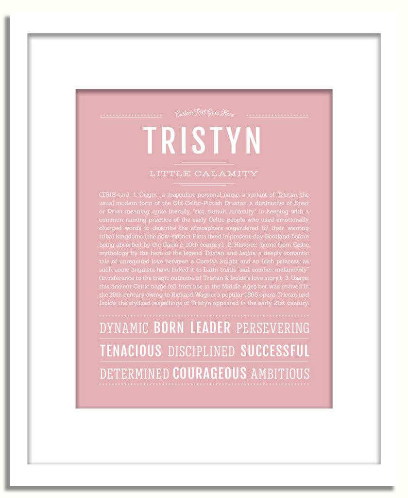 Frame Options | Dusty Rose | White Frame, Matted