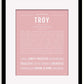 Frame Options | Dusty Rose | Black Frame, Matted