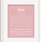 Frame Options | Dusty Rose | White Frame, Matted