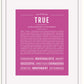 Frame Options | Dark Pink | Black Frame, Matted