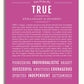 Frame Options | Dark Pink | White Frame, Matted