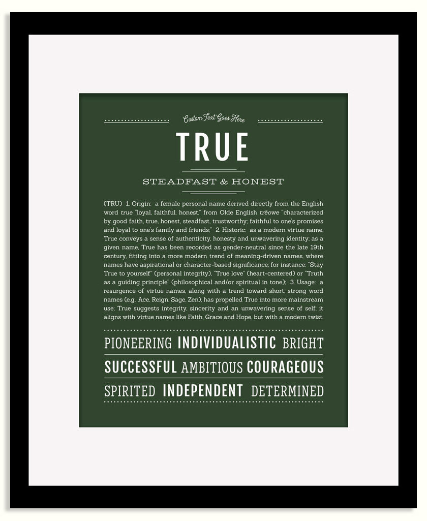 Frame Options | Deep Forest | Maple Frame, Matted